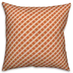 Outlet Kirklands Home Happy Halloween Double Sided Outdoor Pillow Orange
