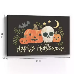 New Kirklands Home Happy Halloween Jack-O-Lantern Canvas Art Print
