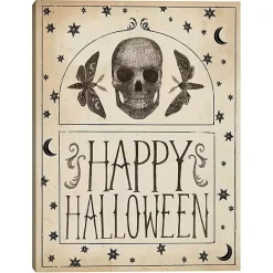 Discount Kirklands Home Happy Halloween Macabre Canvas Art Print