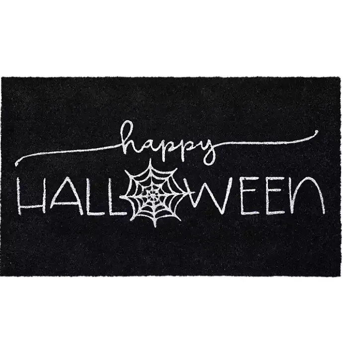 Best Kirklands Home Happy Halloween Spider Web Doormat