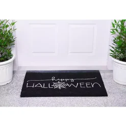 Best Kirklands Home Happy Halloween Spider Web Doormat