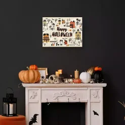 Sale Kirklands Home Happy Halloween Town Halloween Wall Art