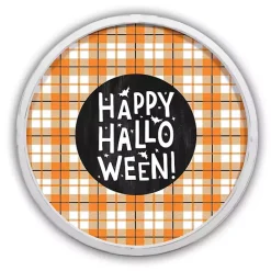 Online Kirklands Home Happy Halloween Framed Canvas Art Print White