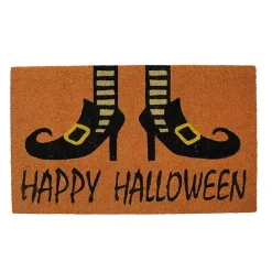 Kirklands Home Happy Halloween Witch Feet Doormat