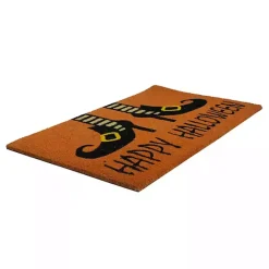 Kirklands Home Happy Halloween Witch Feet Doormat