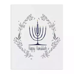 Online Kirklands Home Happy Hanukkah Menorah Canvas Art Print