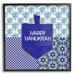 Hot Kirklands Home Happy Hanukkah Patterned Wall Plaque