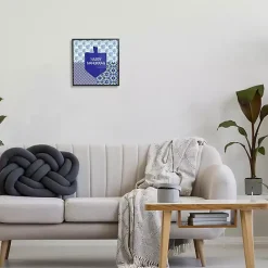 Hot Kirklands Home Happy Hanukkah Patterned Wall Plaque