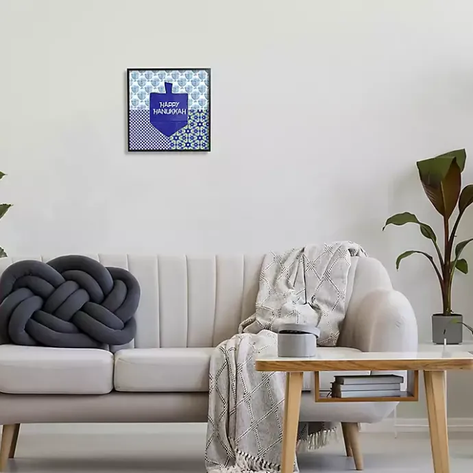Hot Kirklands Home Happy Hanukkah Patterned Wall Plaque