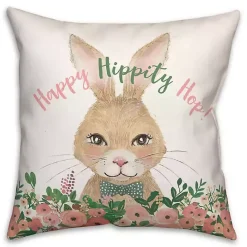 New Kirklands Home Happy Hippity Hop Bunny Indoor/Outdoor Pillow