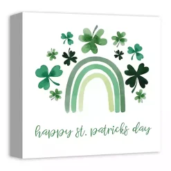 New Kirklands Home Happy St. Patrick's Day Rainbow Canvas Art Print