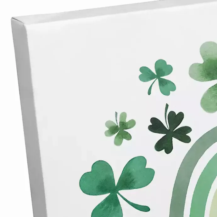New Kirklands Home Happy St. Patrick's Day Rainbow Canvas Art Print