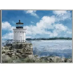 Best Kirklands Home Harbor Watch Framed Canvas Art Print