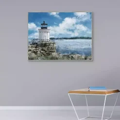 Best Kirklands Home Harbor Watch Framed Canvas Art Print