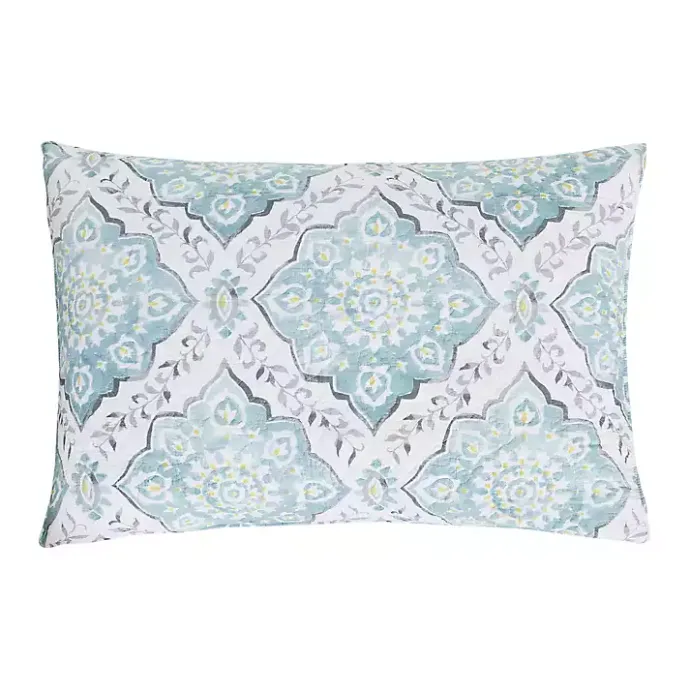 Best Kirklands Home Harlen Mosaic 3-pc. Full/Queen Quilt Set Blue