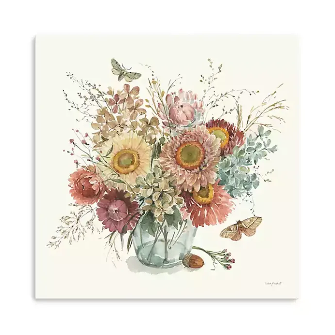 Sale Kirklands Home Harvest Bouquet Canvas Art Print, 20x20 in. Multi