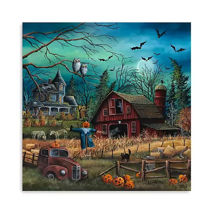 Online Kirklands Home Haunted Farm Canvas Art Print, 30x30