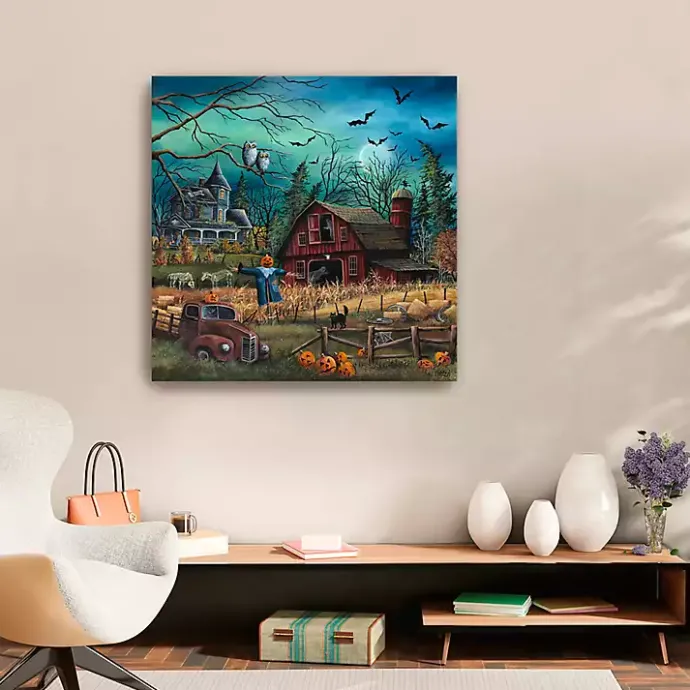 Online Kirklands Home Haunted Farm Canvas Art Print, 30x30