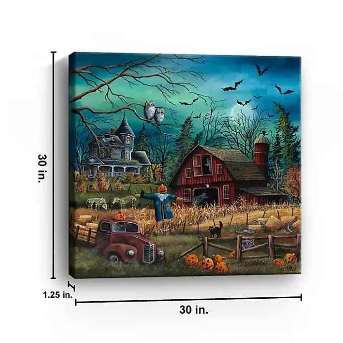 Online Kirklands Home Haunted Farm Canvas Art Print, 30x30