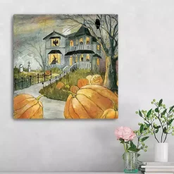 Hot Kirklands Home Haunted House Halloween Wall Plaque