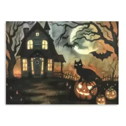 Clearance Kirklands Home Haunted Invite Canvas Art Print
