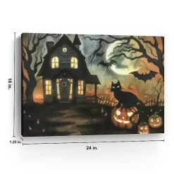 Clearance Kirklands Home Haunted Invite Canvas Art Print