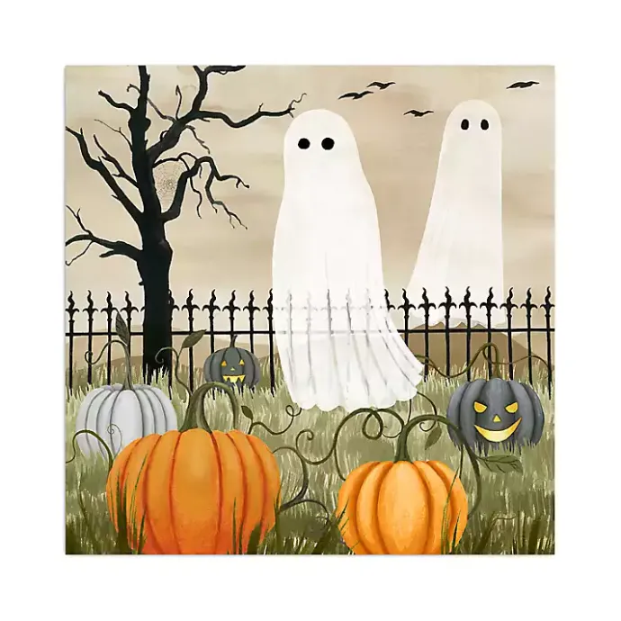Clearance Kirklands Home Haunted Pumpkin Patch Halloween Wall Plaque
