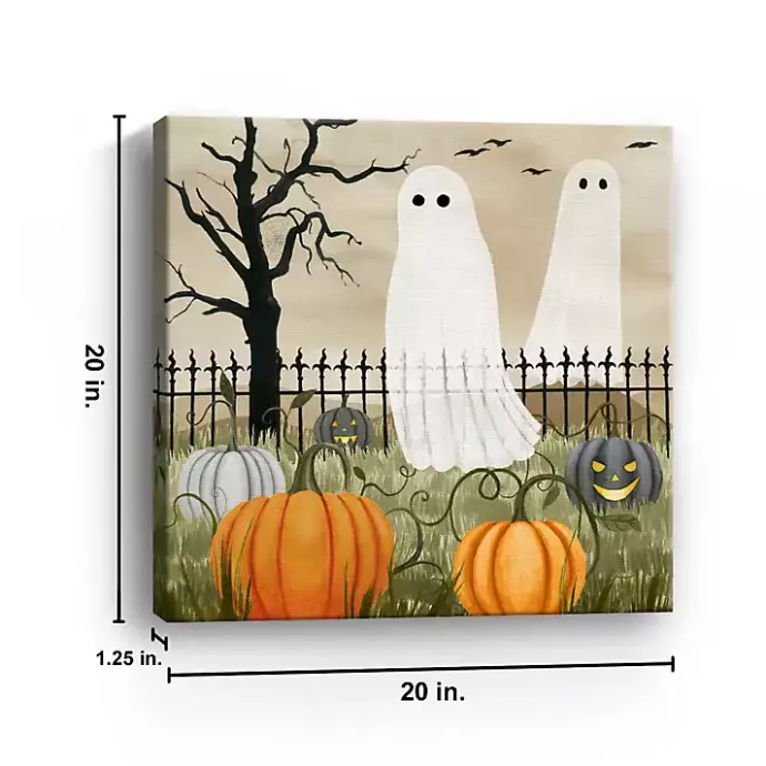 Clearance Kirklands Home Haunted Pumpkin Patch Halloween Wall Plaque