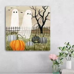 Clearance Kirklands Home Haunting the Pumpkin Patch Canvas Art Print