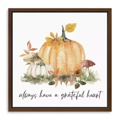 Best Kirklands Home Have a Grateful Heart Framed Canvas Art Print