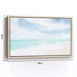 New Kirklands Home Hawaiian Beach Framed Canvas Art Print