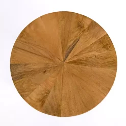 Sale Kirklands Home Hayden Wood and Gunmetal Accent Table