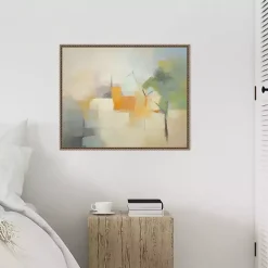 New Kirklands Home Hazy Park Abstract Framed Canvas Art Print