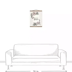 New Kirklands Home He Has Risen Teak Hanging Canvas Art Print