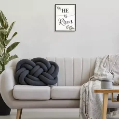 Outlet Kirklands Home He Is Risen Leaves Framed Easter Wall Art