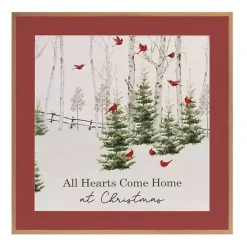 Best Kirklands Home Hearts Come Home at Christmas Framed Art Print