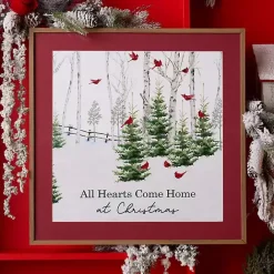 Best Kirklands Home Hearts Come Home at Christmas Framed Art Print