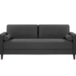 Discount Kirklands Home Heather Chelsea Modern Sofa Gray