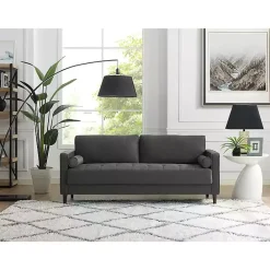 Discount Kirklands Home Heather Chelsea Modern Sofa Gray