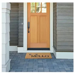 Best Kirklands Home Hello Antlers Doormat Brown