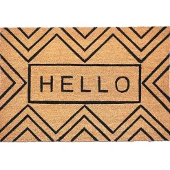 Best Kirklands Home Hello Chevron Doormat