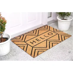 Best Kirklands Home Hello Chevron Doormat