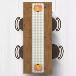 Sale Kirklands Home Hello Fall Buffalo Check Table Runner