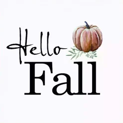Best Kirklands Home Hello Fall Pumpkin Typography Framed Wall Art