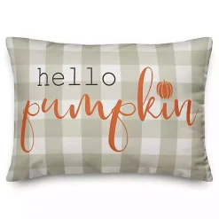 Best Kirklands Home Hello Pumpkin Double Sided Accent Pillow
