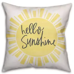 Discount Kirklands Home Hello Sunshine Pillow