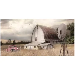 Online Kirklands Home Henderson Bay Farm Canvas Art Print Tan