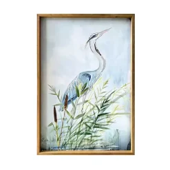Best Kirklands Home Heron Wood Framed Canvas Art Print