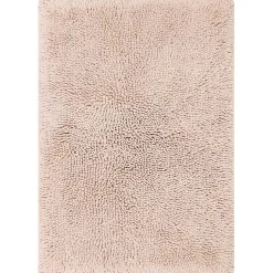 Clearance Kirklands Home High Pile Blush Cotton Non-Skid Classic Bath Mat Pink