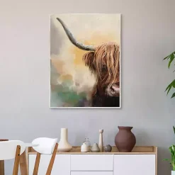 Best Kirklands Home Highland Framed Canvas Art Print Brown